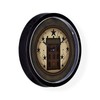 CafePress Primitive Saltbox And Stars 10" Wall Clock (932789467) gallery