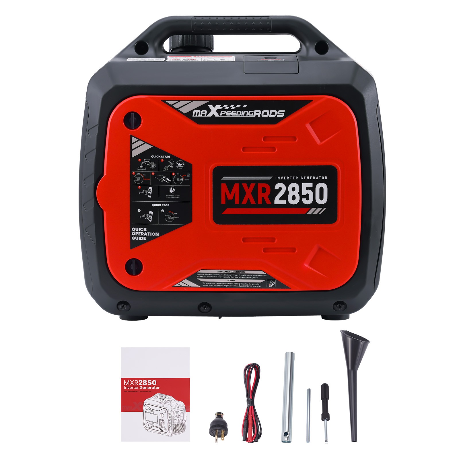 2850W Portable Inverter Generator Recoil Start Gasoline Powered 60dB 18kg gallery
