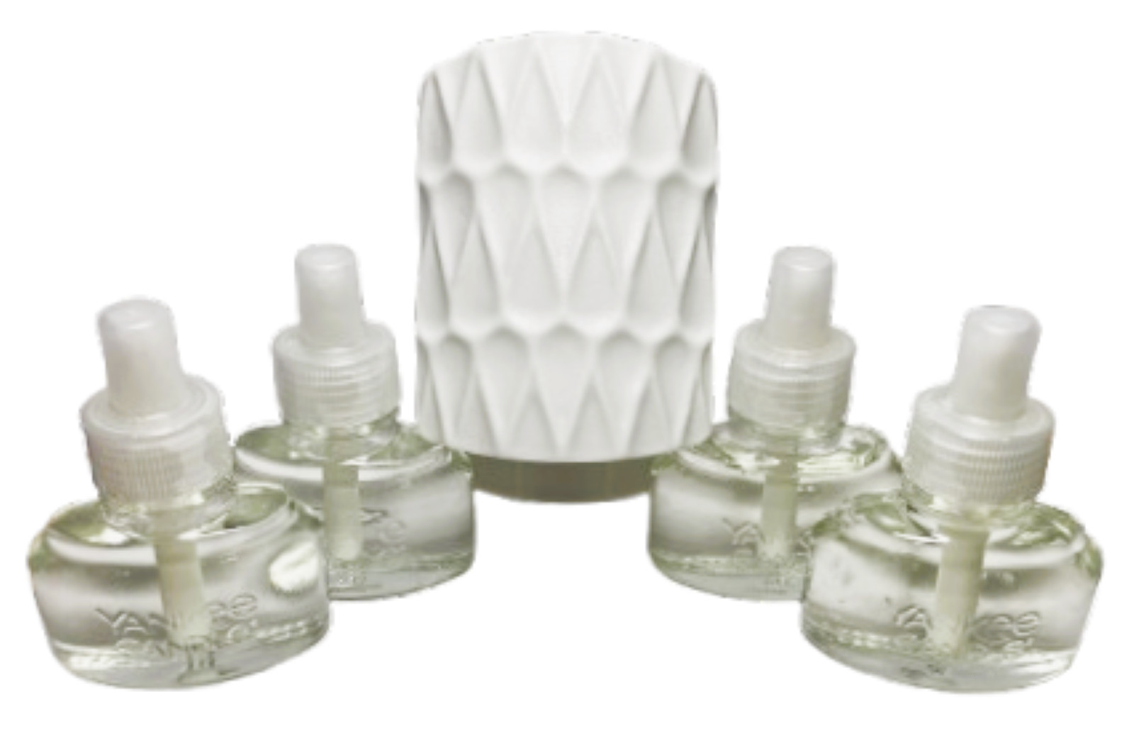 Yankee Candle 4x CLEAN COTTON ScentPlug In Refills & Diffuser Unit ~ FREE SHIP gallery