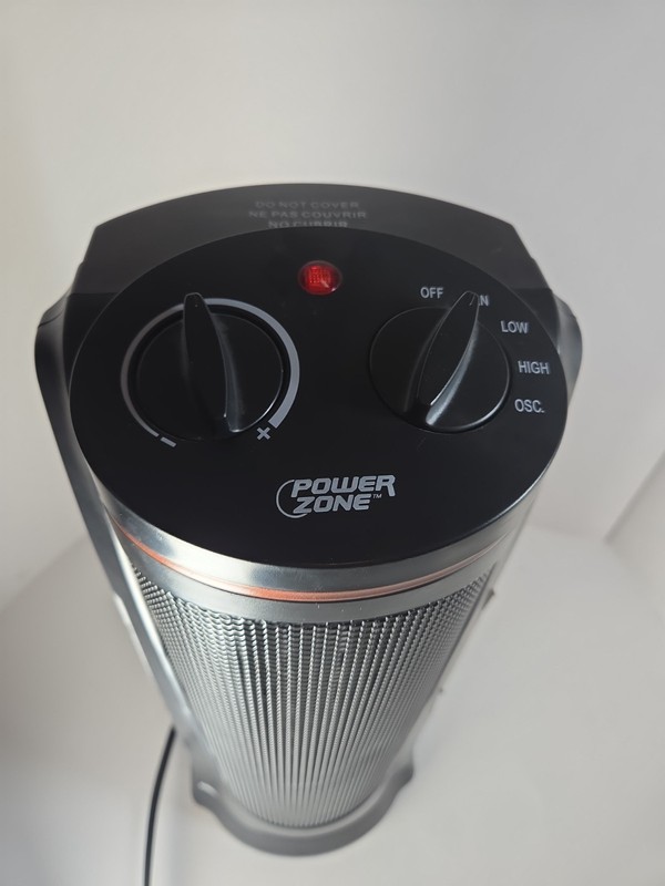 Power Zone Oscillating Ceramic PTC Tower Heater FH126A 1500W gallery