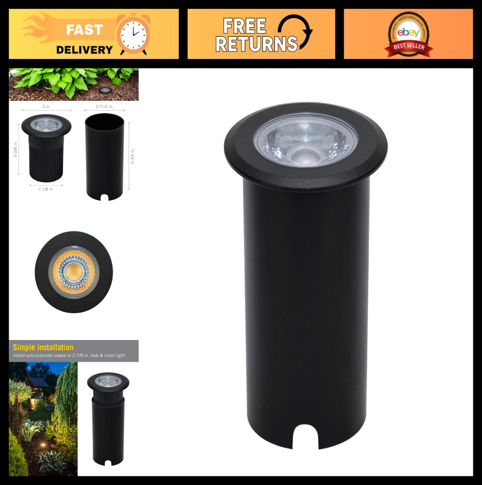 10W Inground LED Landscape Light - Bright White 4000K, Waterproof, Outdoor Light