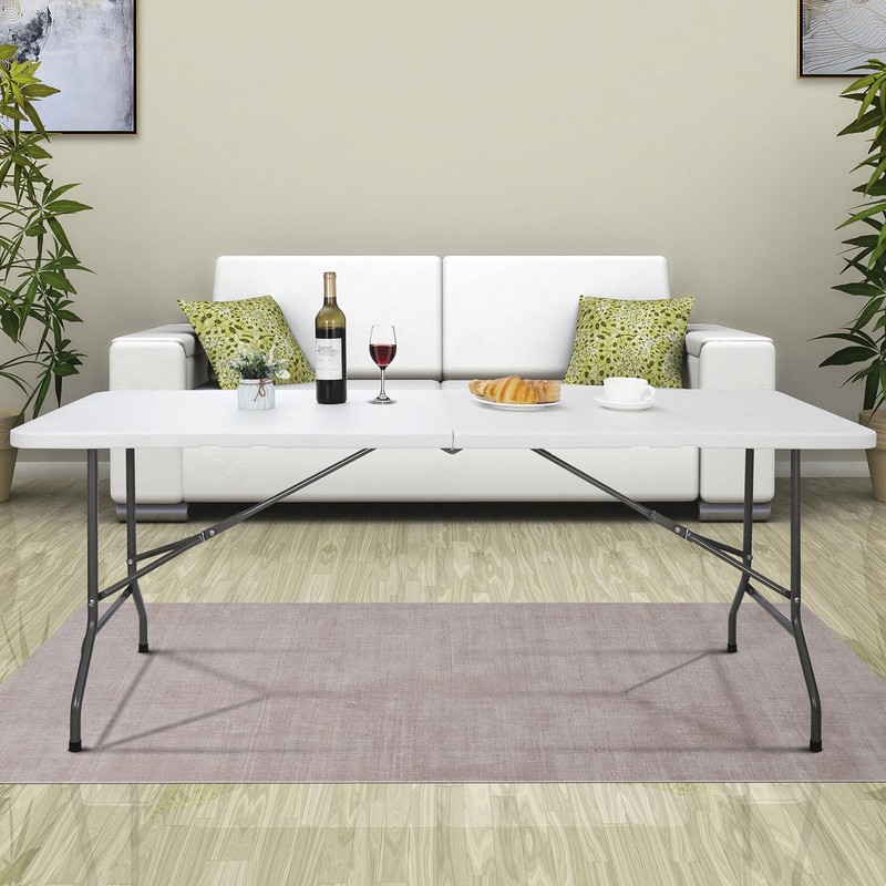 6ft Folding Table Portable Indoor Outdoor Picnic Party Camping Tables gallery