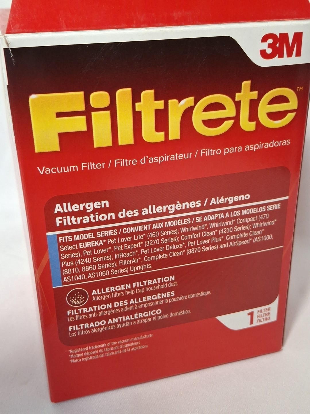 3M Filtrete Vacuum Replacement Filter For Eureka Style DCF-21 67821B , Allergen, gallery