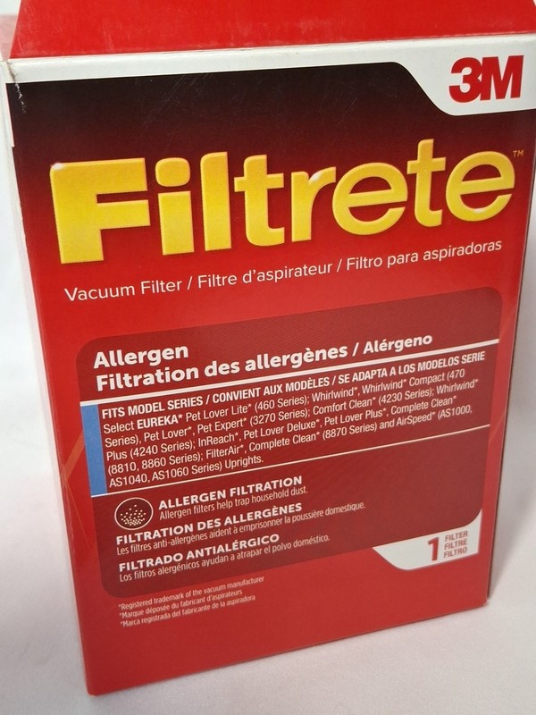 3M Filtrete Vacuum Replacement Filter For Eureka Style DCF-21 67821B , Allergen, gallery