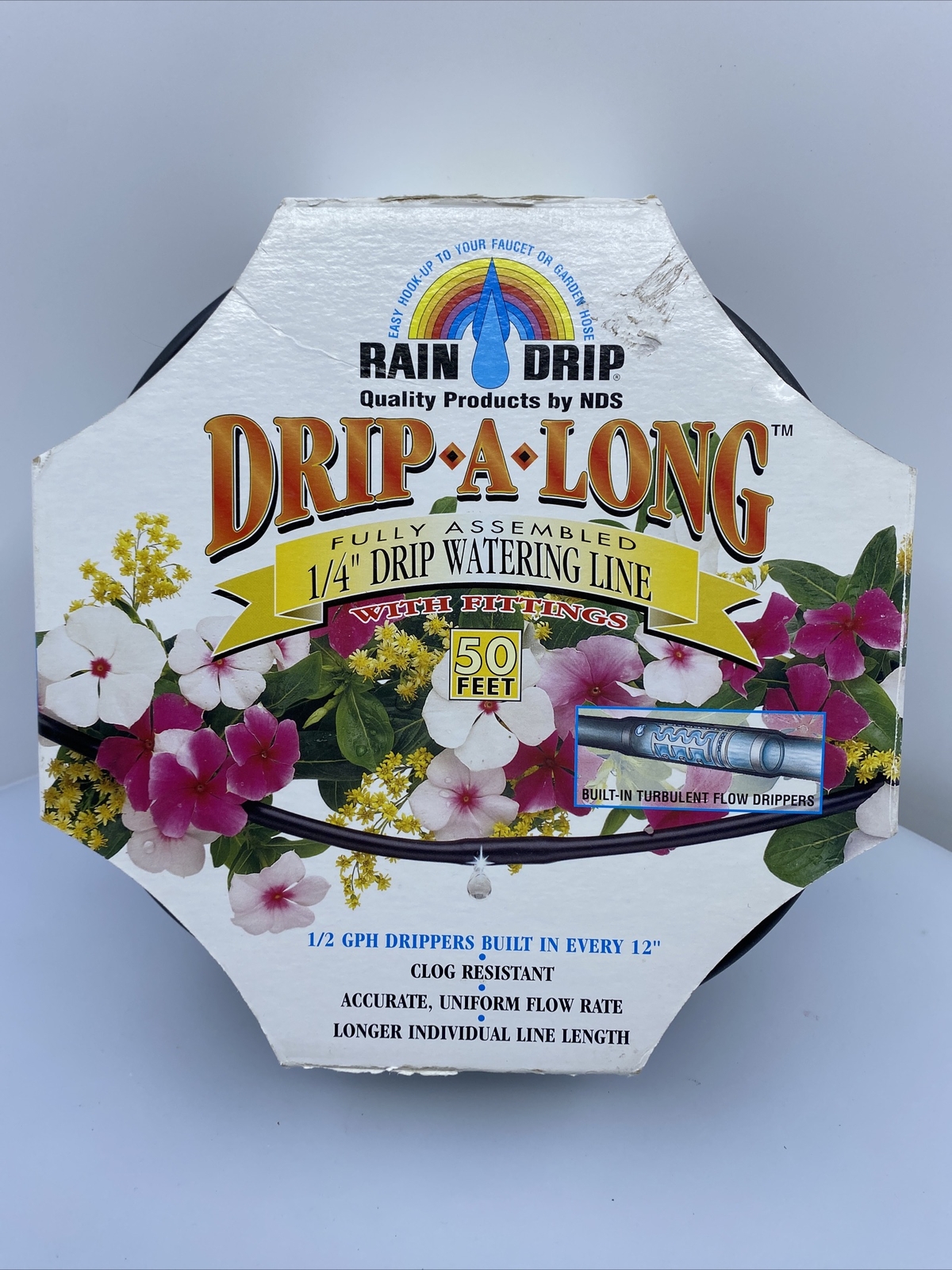 Raindrip R280DB 1/4-Inch by 50-Foot Black Drip-A-Long Line ONLY - NO FITTINGS gallery