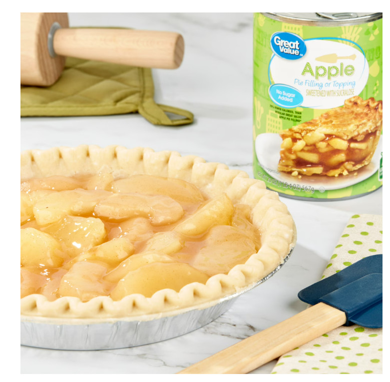 “Great Value Apple Pie Filling & Topping No Sugar Added 4 Pack 20 oz Cans”.. gallery