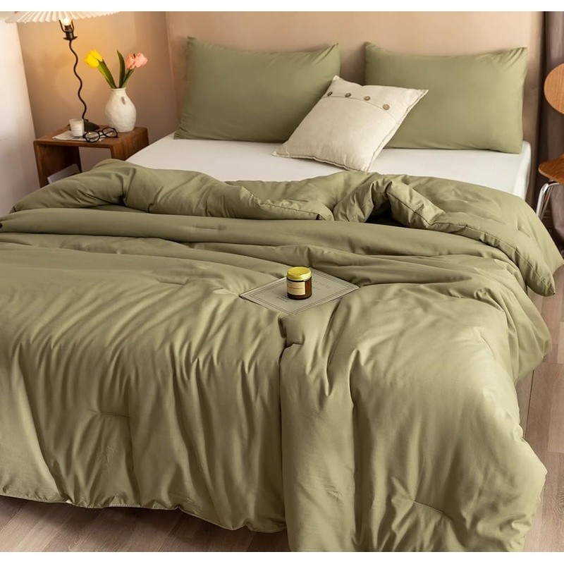 Cozy Lightweight Boho Comforter Set Oversized Plush Bedding W/ Pillow Covers New gallery