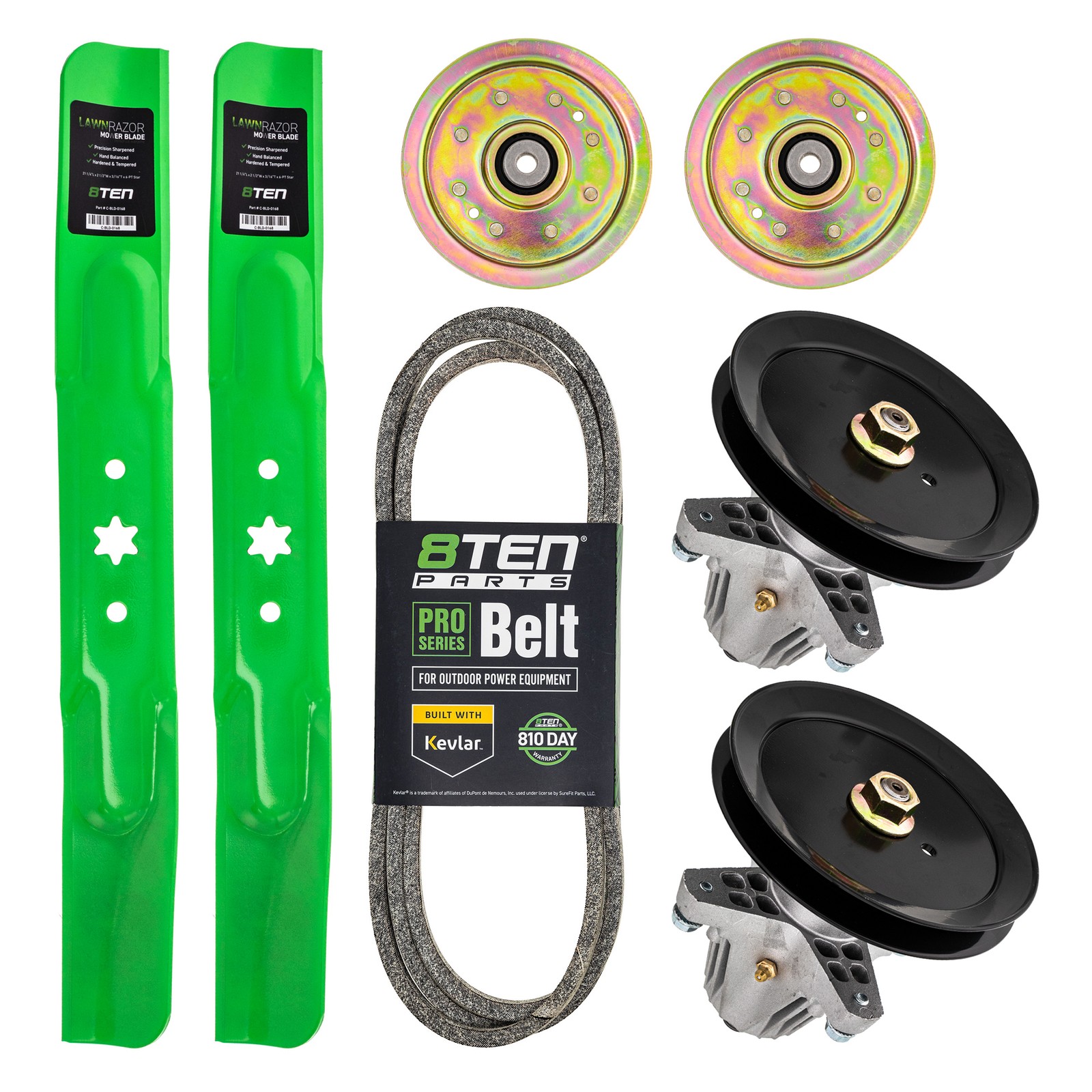 8TEN Deck Rebuild Kit for Troy-Bilt Pony Bronco TB42 42 Inch 942-04308 918-06991 gallery