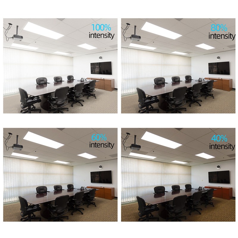 LED Backlit Flat Panel 75 Watts 2x4 Ft. 24x48 Drop Ceiling Light 100-277 Volts gallery