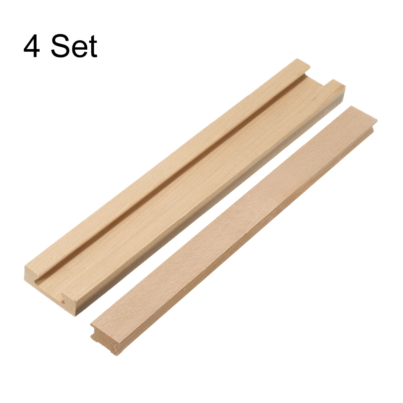 4 Set Wooden Drawer Slides, 11-7/8 (30 CM) with Slide Glide Bracket gallery