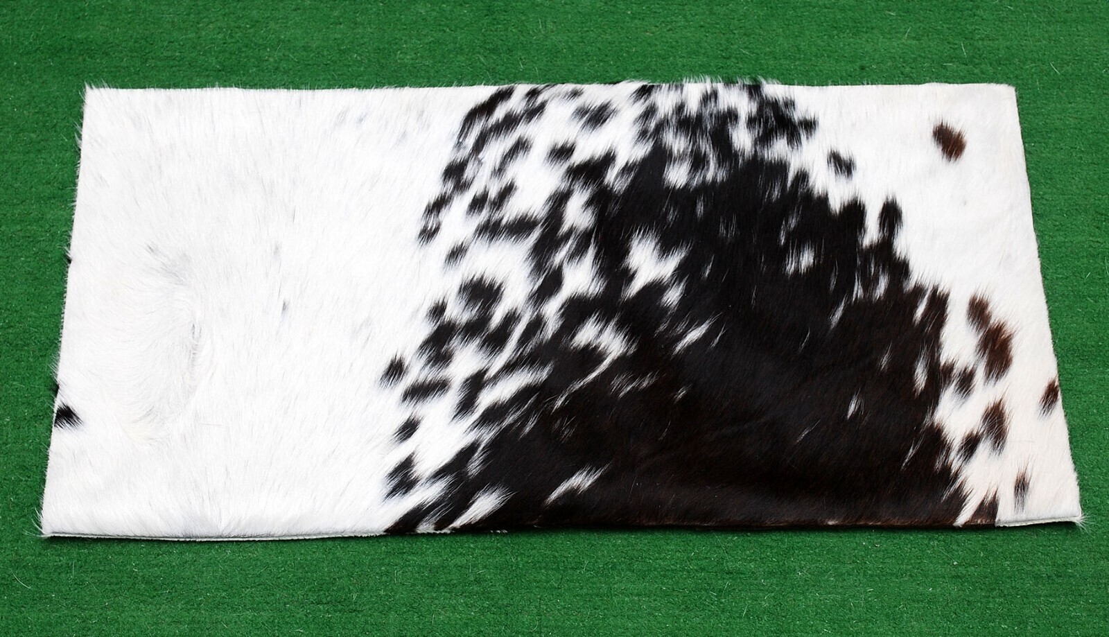 100% NEW COWHIDE LEATHER CUSHION COVER RUG COW HIDE HAIR (24" x 12") SA-8091 gallery