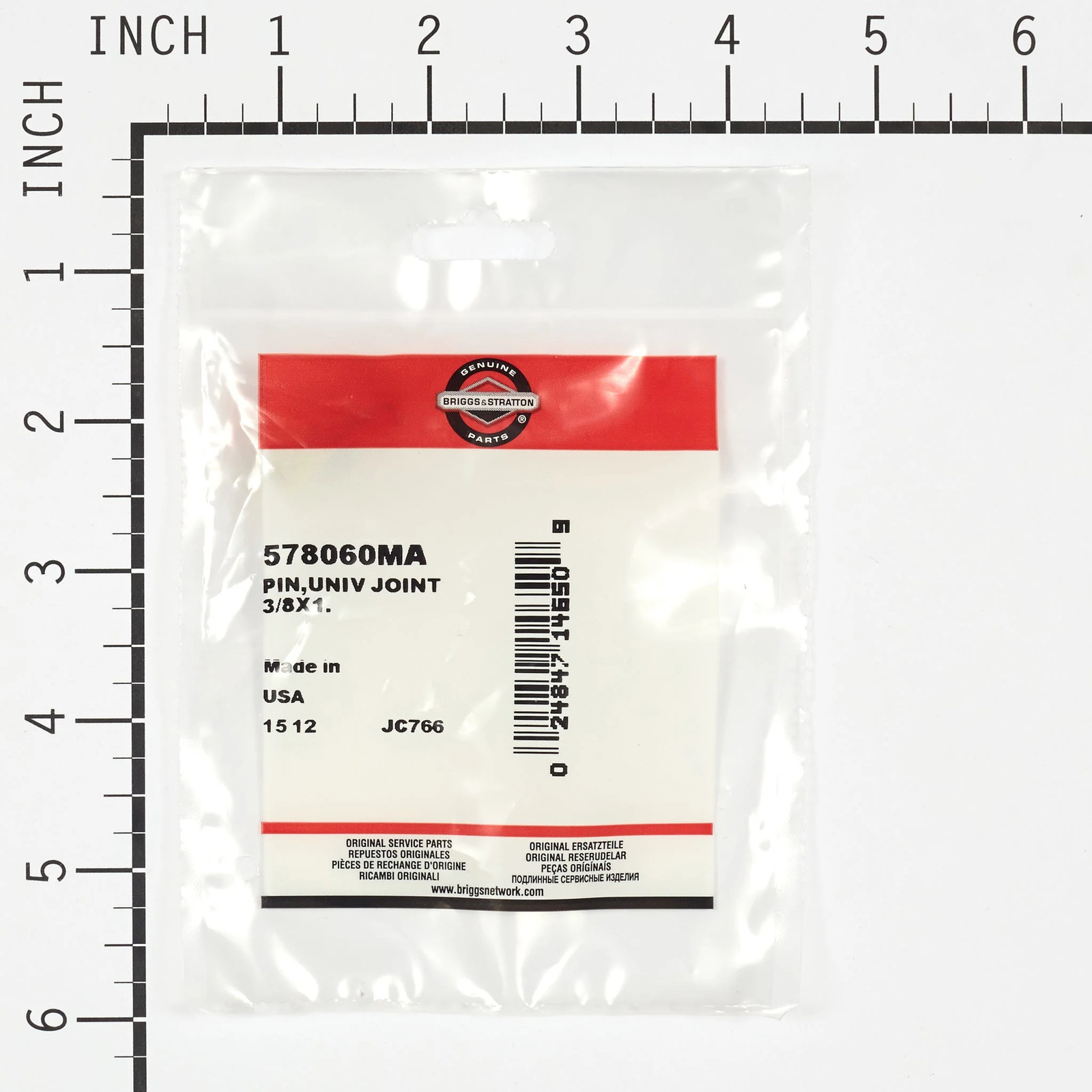Briggs & Stratton Joint Pin, 3/8 | 578060MA gallery
