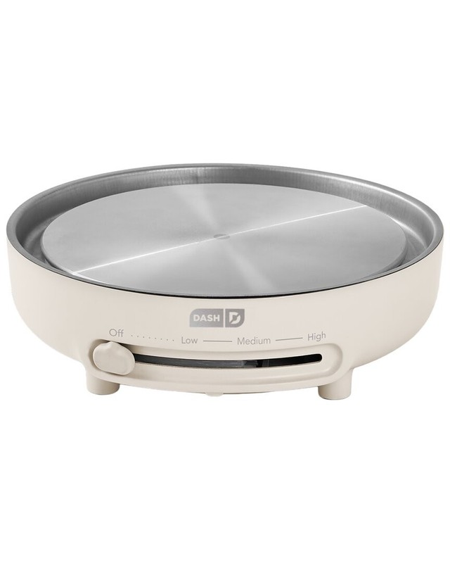 Dash 8Pc Stacking Cookware Set With Electric Burner White gallery