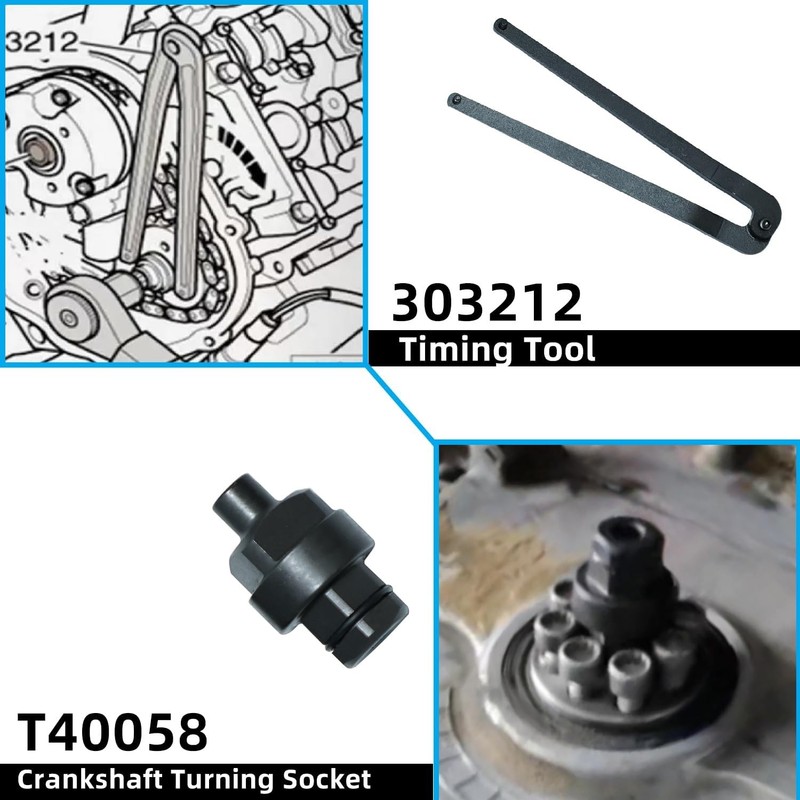 Timing Tool Kit Replacement for Audi VW 2.0 2.4 2.8 3.0T 3.2 4.2 5.2 16PC KIT gallery