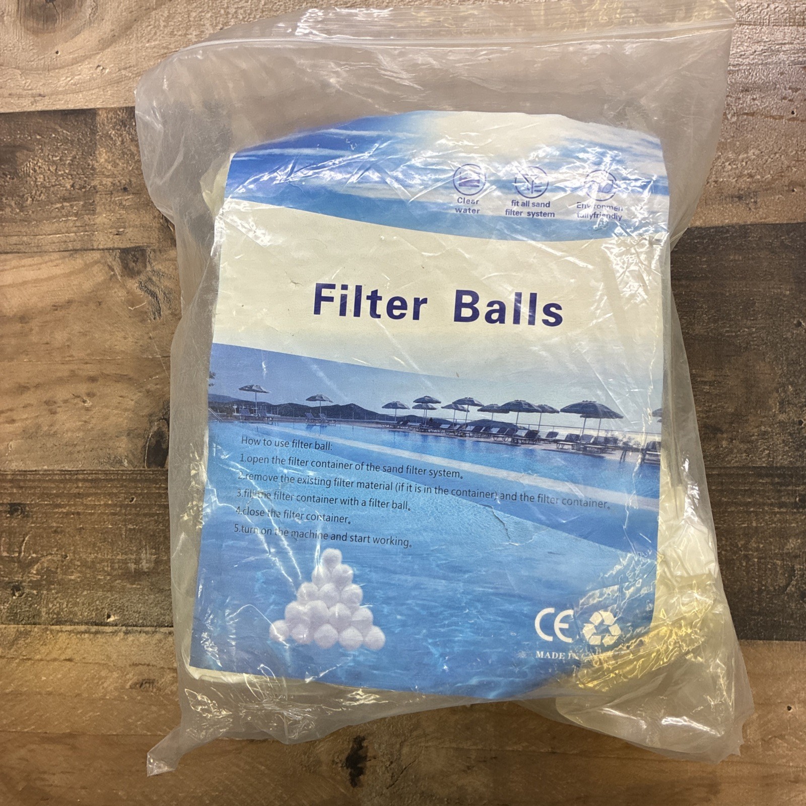 Swimming Pool Filter Balls for Sand Pump 3.1 lbs Vazillio B092RXK872 gallery