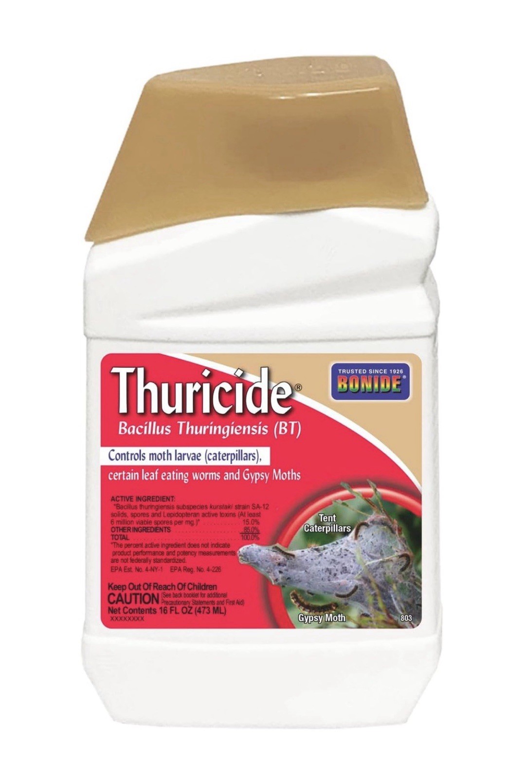 Bonide Thuricide BT Concentrate, 16 oz Ready-to-Mix Solution gallery