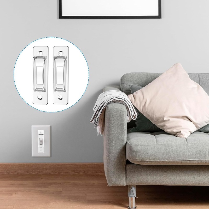 4 Pack Light Switch Guard Cover Wall Switch Guards Childproof Wall Switches Guar gallery