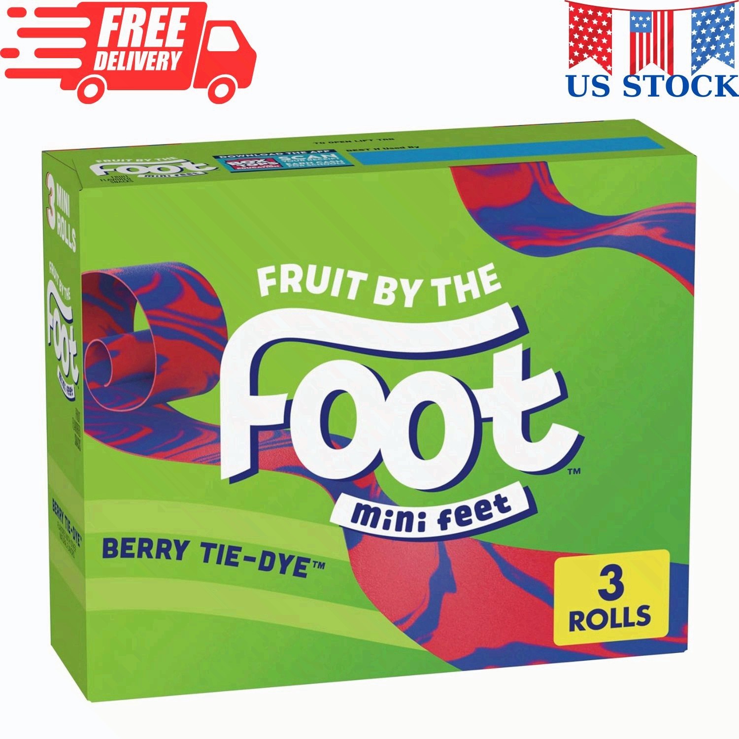 Berry Tie Dye Mini Snacks 3 Count gallery
