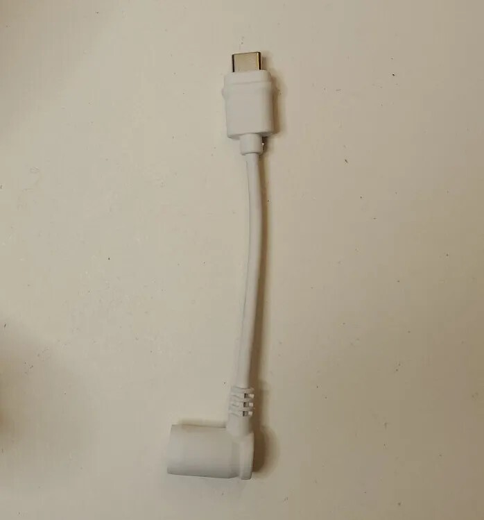 Lot 3x Barrel Plug to USB-C Adapter for Barrel Plug Solar Panel USB-C Camera gallery
