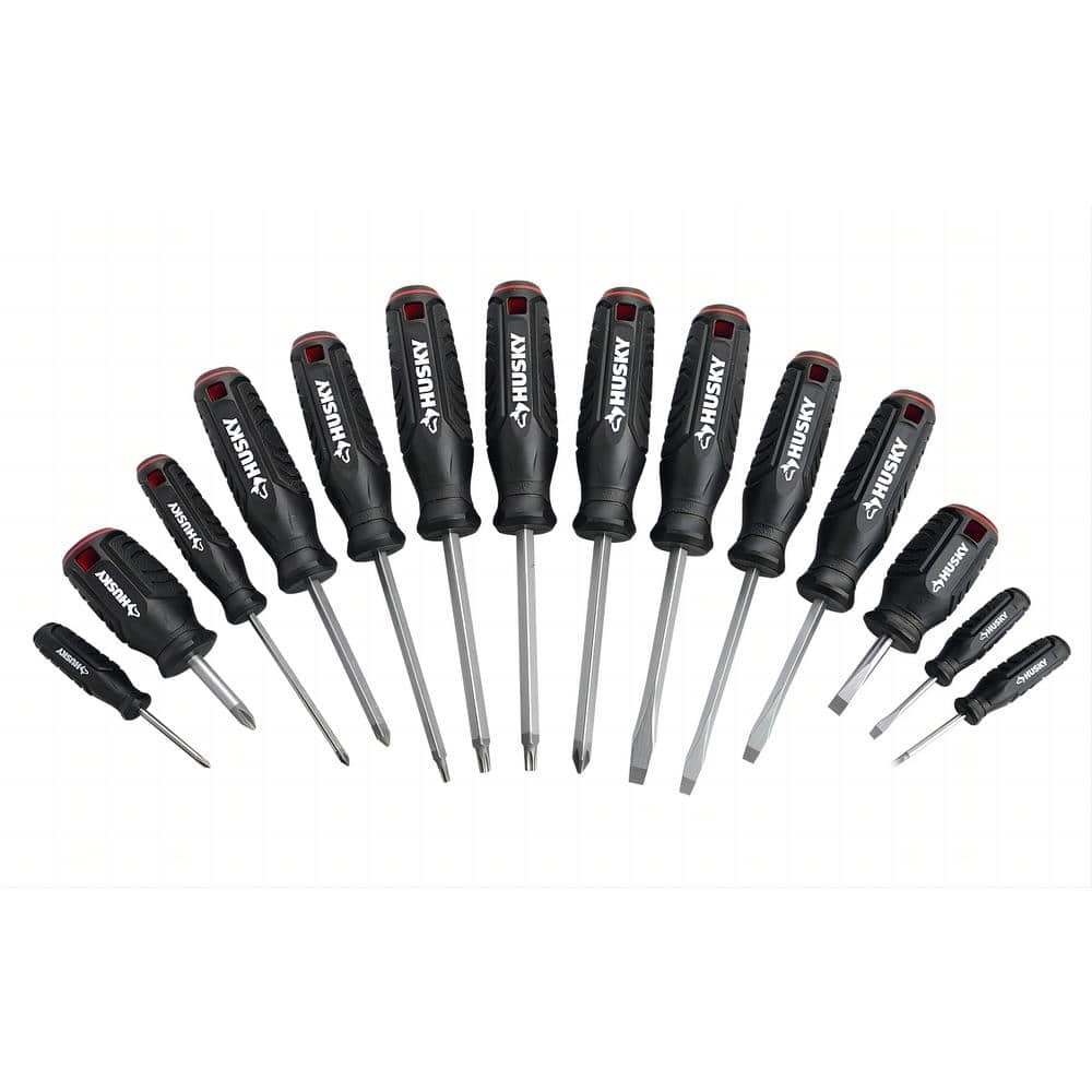 Husky Screwdriver Set with Magnetic Tip (14-Piece) gallery