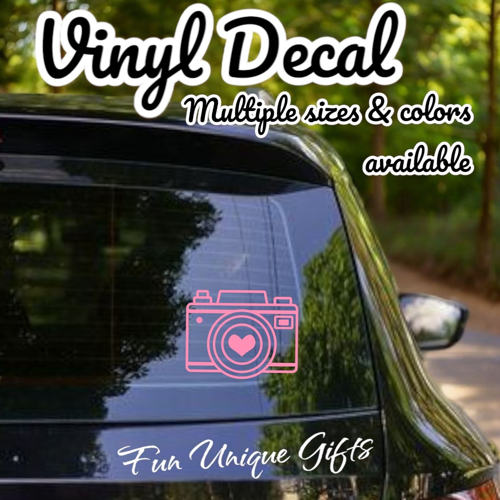 Camera Vinyl Decal Sticker -Multiple Colors & Sizes- FREE SHIPPING gallery