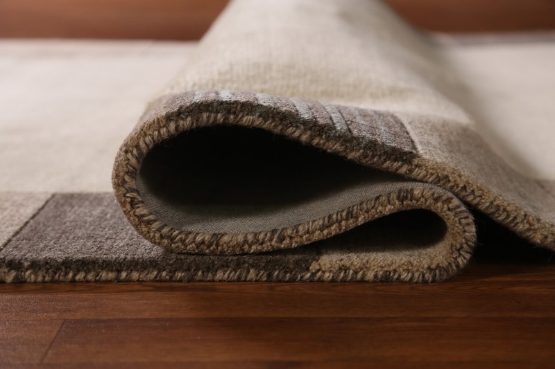 Bordered Eye-catching Gabbeh Area Rug Hand-tufted Wool 5x8 ft gallery