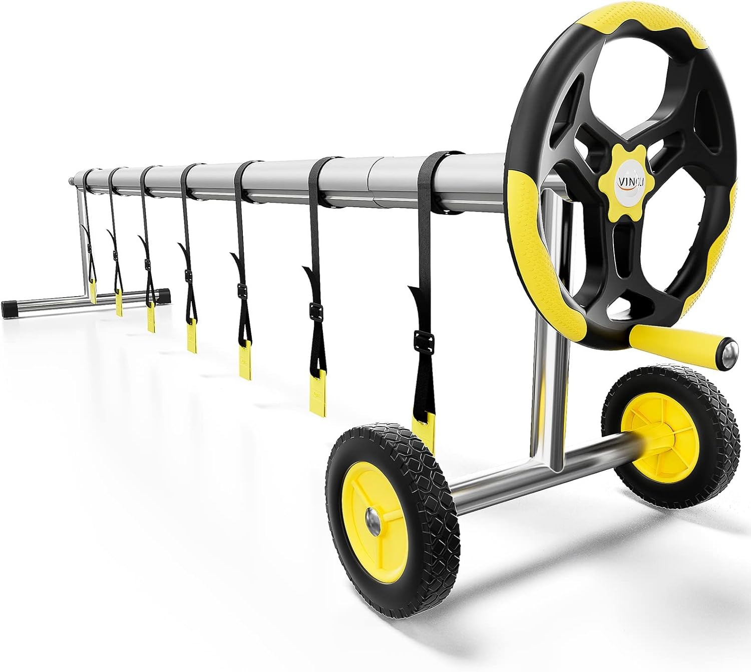 VINGLI 21FT Pool Cover Reel for Inground Swimming Pool Aluminum gallery