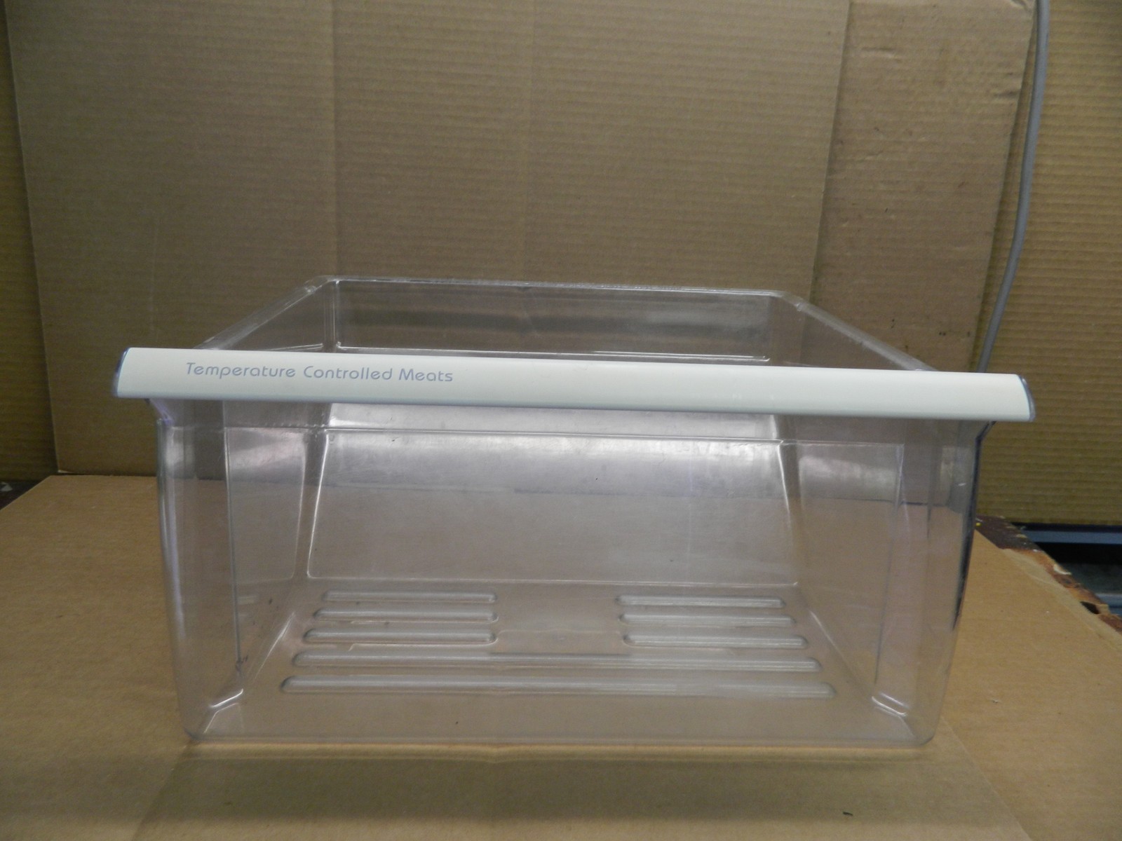 Whirlpool Refrigerator Lower Crisper Pan - Yellow Trim Part # 2188654 WP2188664 gallery