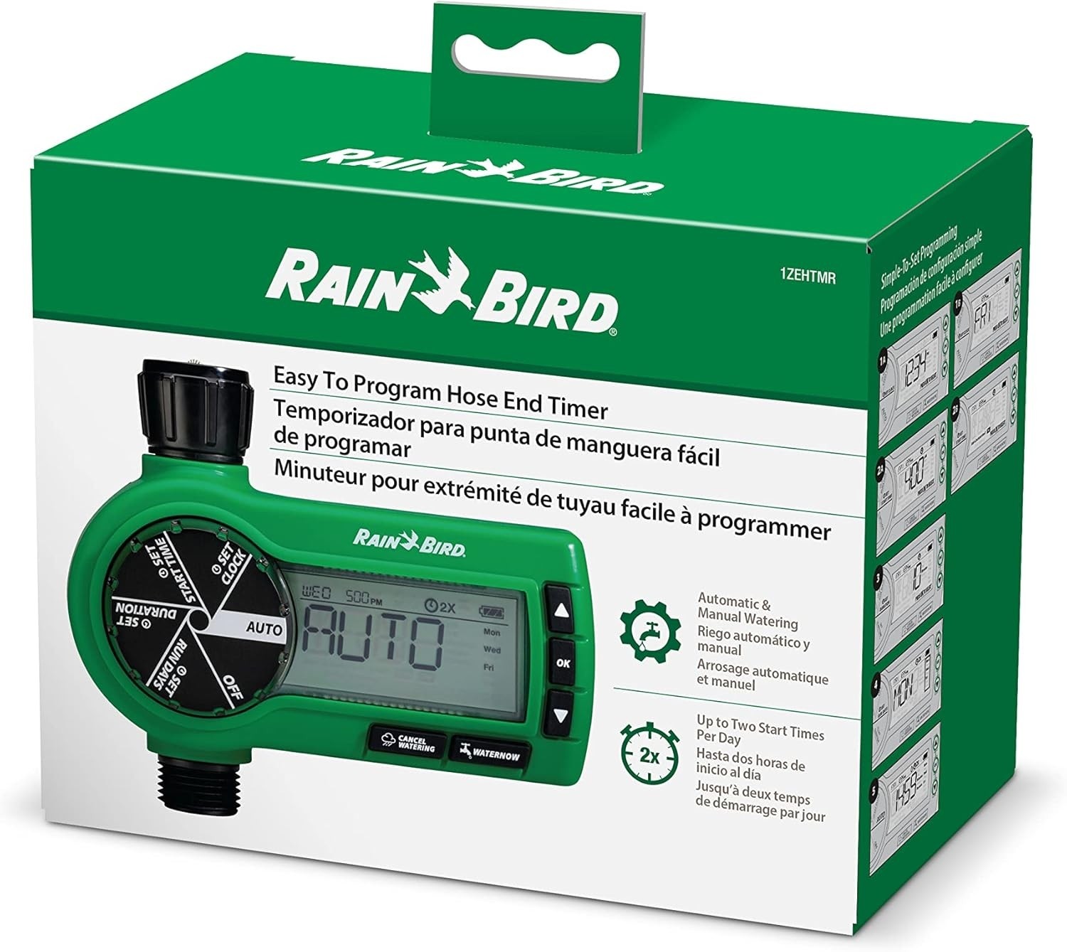BSP Thread Rain Bird 1ZEHTMR Hose End Timer/Controller EXPORT ONLY NOT FOR USA gallery