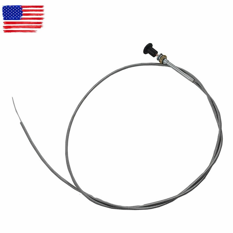 New 237 Universal Push Pull Choke Cable 63" Inner 60" Conduit 2 3/4" travel gallery