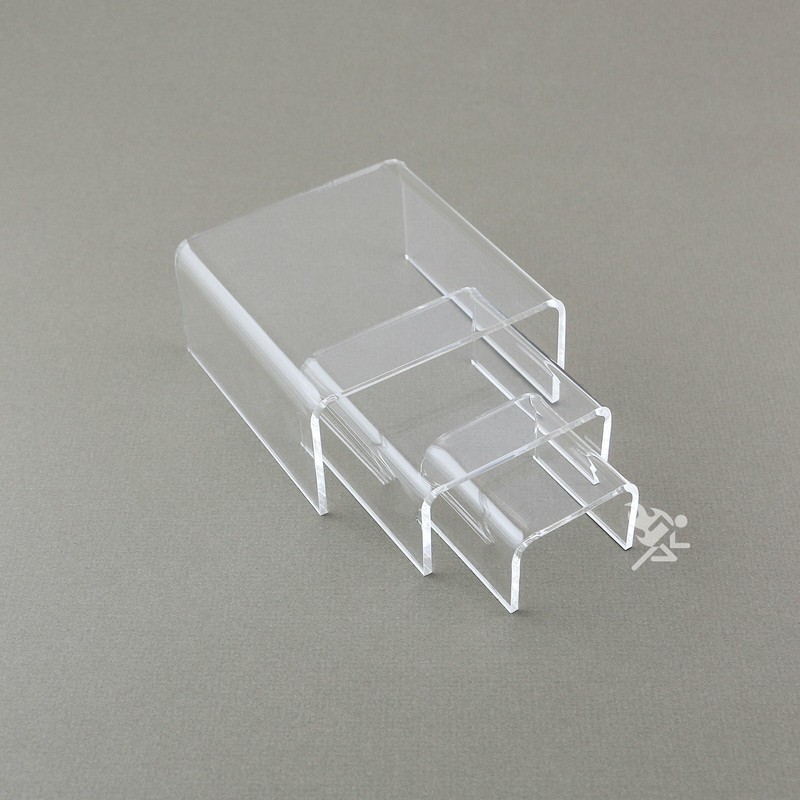 OnFireGuy 3 Piece Display Risers Clear Acrylic Riser for Action Figures Cupcakes gallery