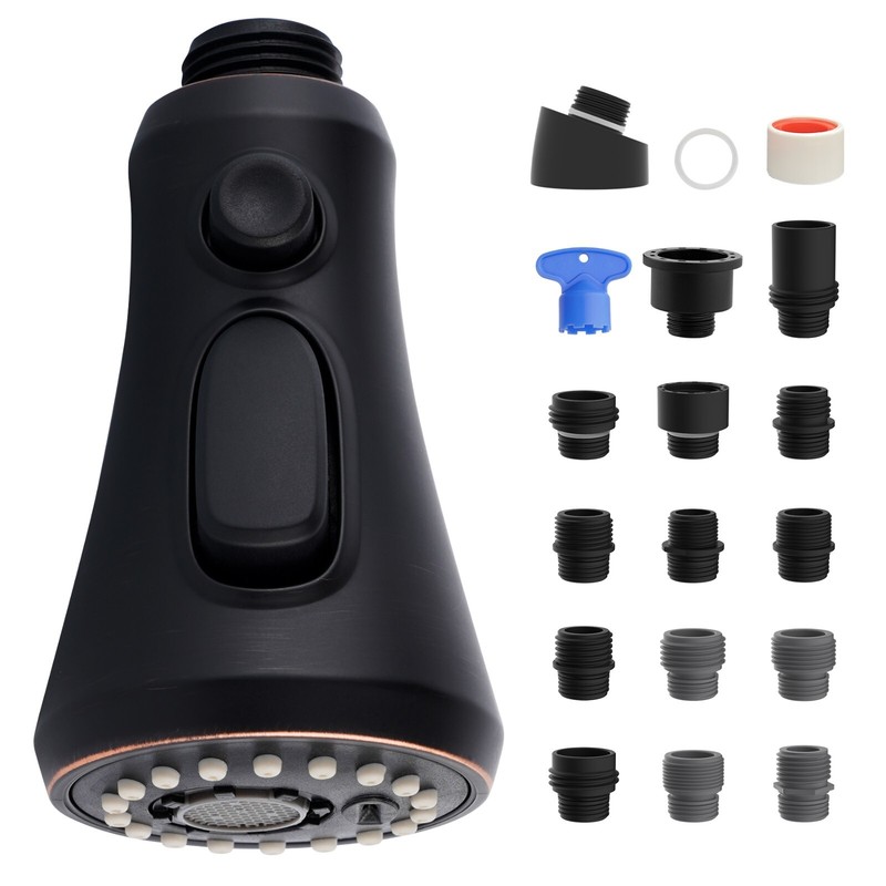 Pull Down Kitchen Faucet Head Replacement Compatible with Moen Delta Faucets US gallery