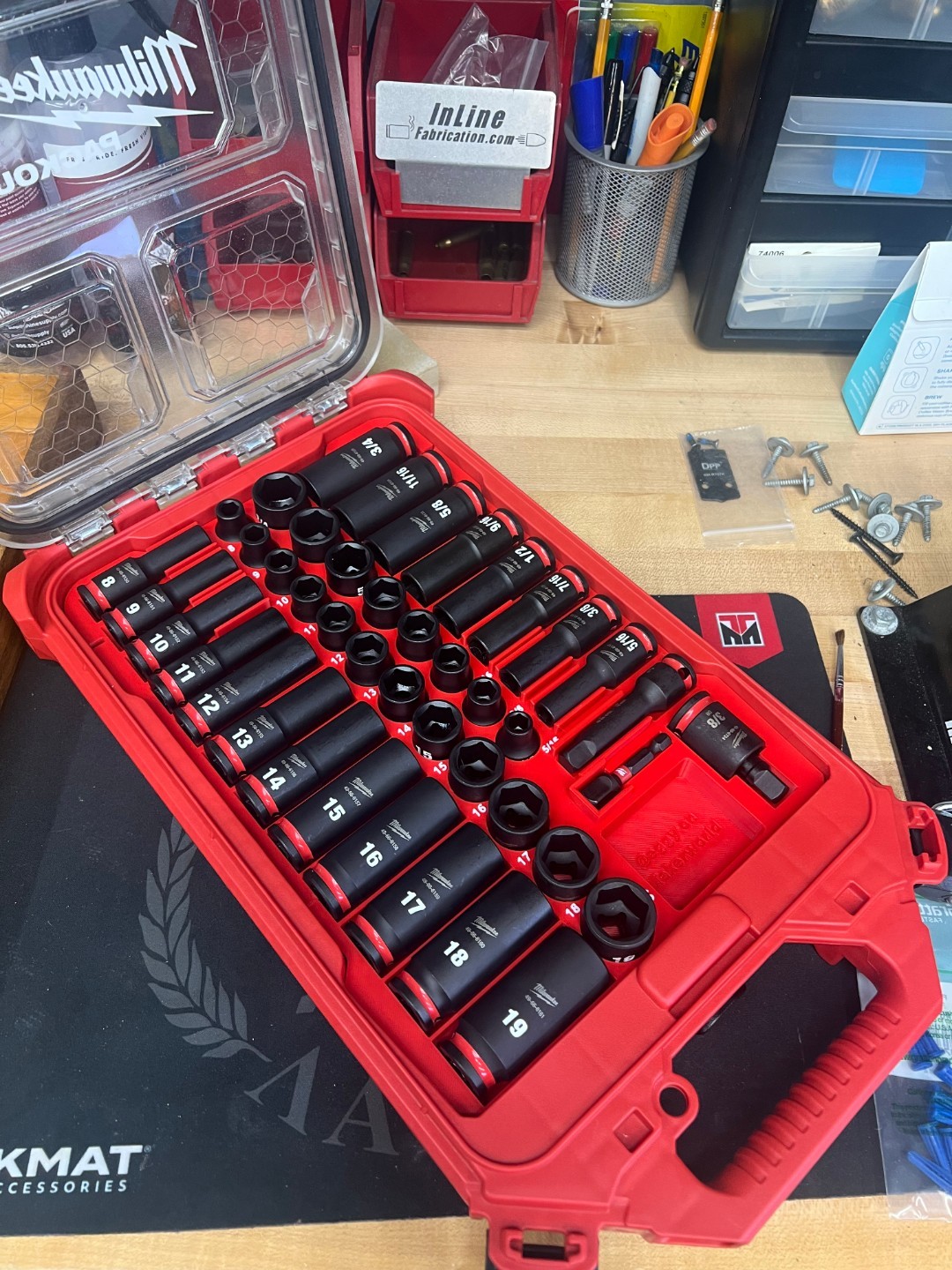 Milwaukee 3/8in 43PC Impact Socket Packout Insert – (Insert Tray only) gallery