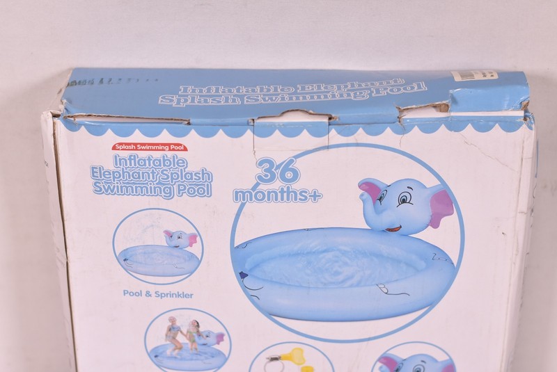 Inflatable Elephant Splash Swimming Pool - 36 Months+ gallery
