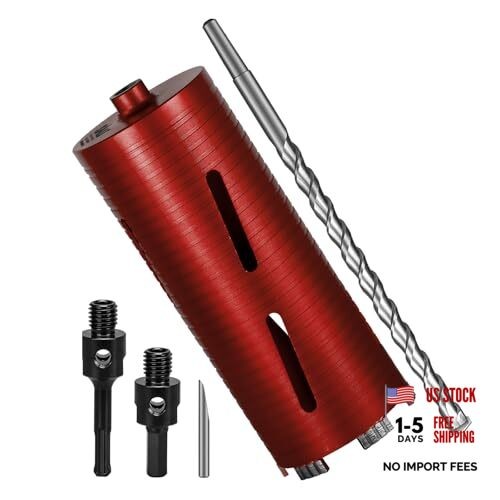 Diamond Core Drill Bits 4" Diameter0"/254mm Drilling Depth 4"x11"x5/8"-11 1