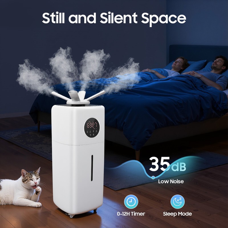 21L Large Humidifier, 35dB Touch Control Humidifier, 110W Commercial Humidifier gallery