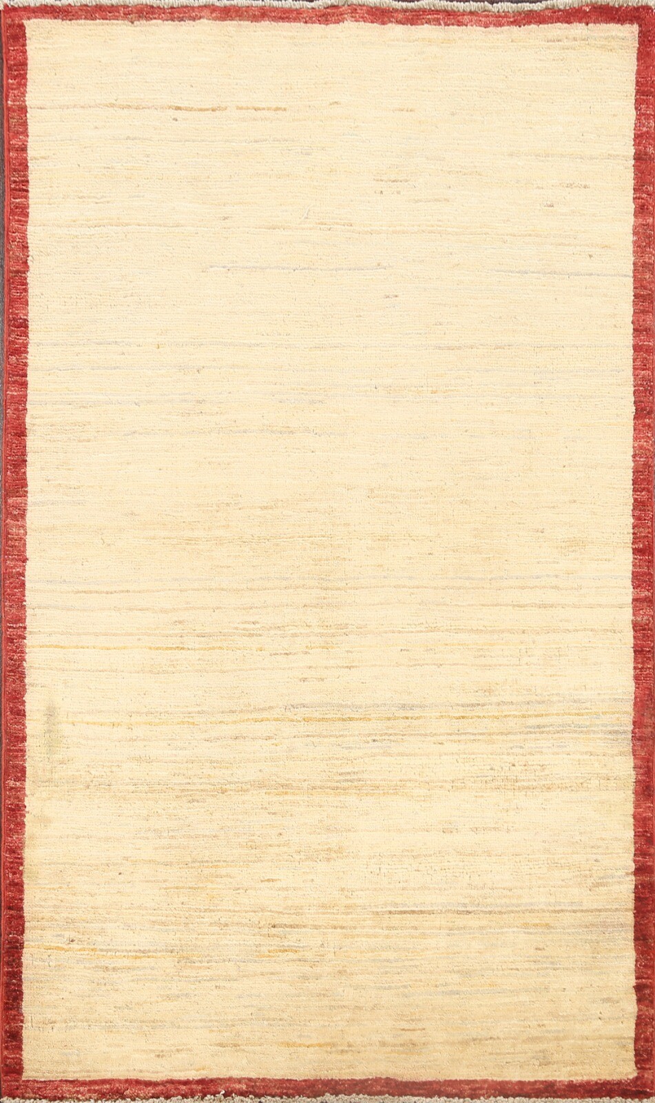 Bordered Gabbeh Kashkoli Oriental Area Rug Tribal Hand-knotted Wool Carpet 3x4 gallery