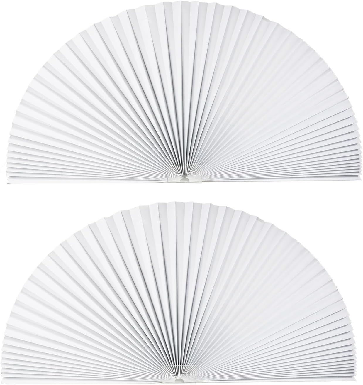 2 Pcs 36 X 72 Arch Half Circle Window Shades Window Pleated Blinds Light Filter gallery