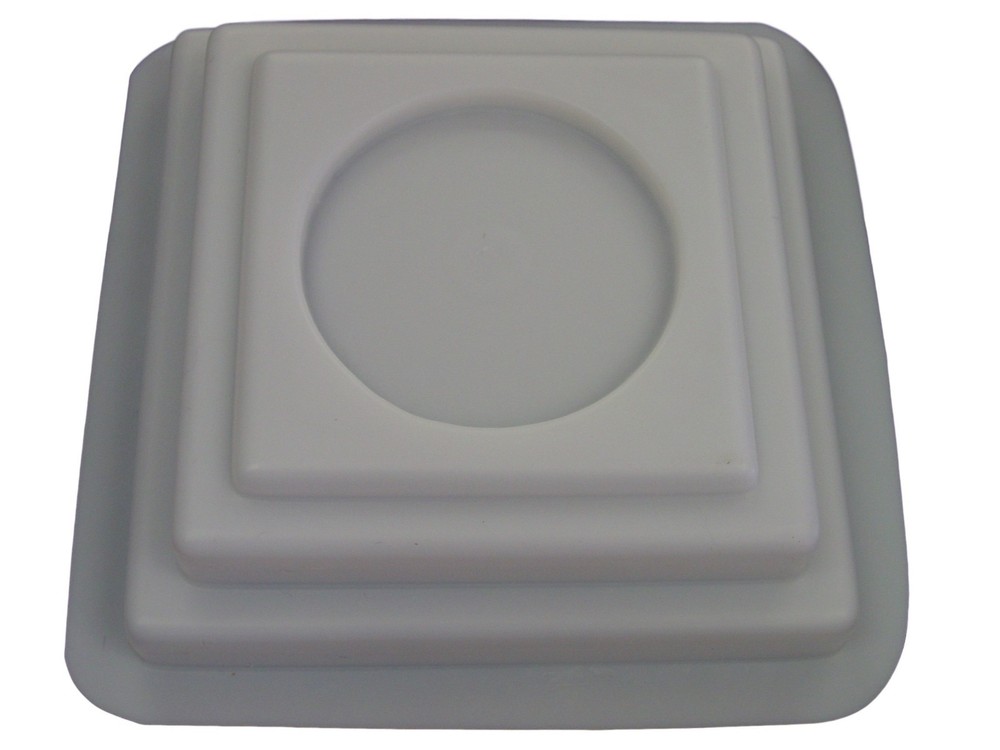 Square Column Base Plaster or Concrete Garden Craft Mold 8501 Moldcreations