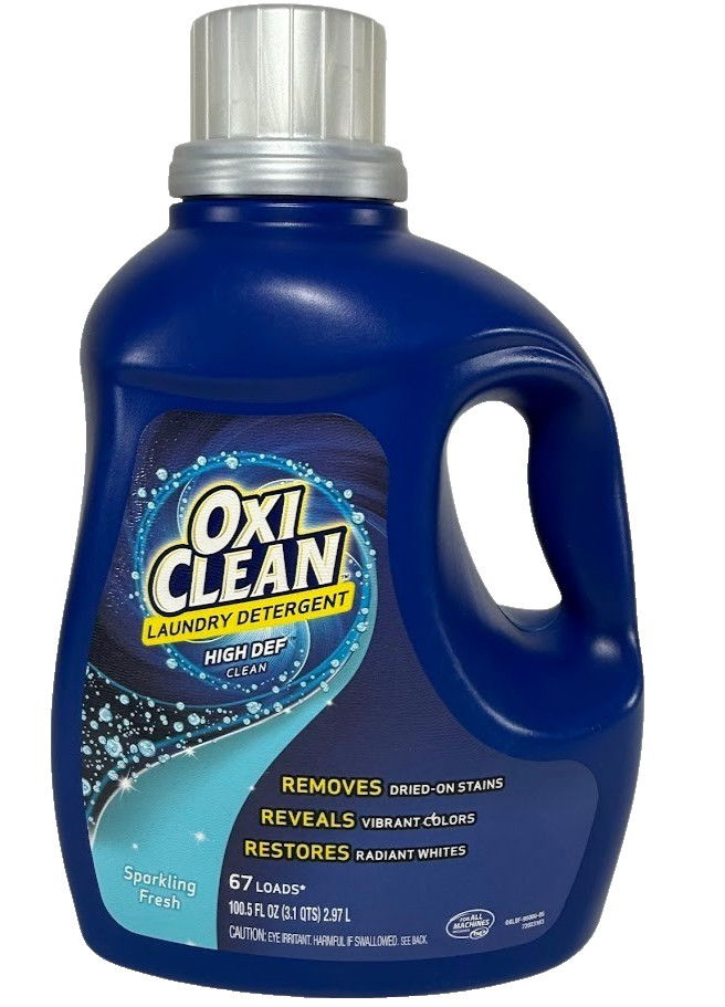 OxiClean Liquid Laundry Detergent Sparkling Fresh Scent 67 Loads 100.5 oz JUMBO gallery