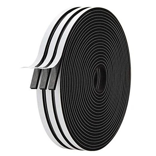 High Density Foam Weather Strip, 1/4 Inch x 1/8 Inch, Door 1/4in * 1/8in * 59FT gallery