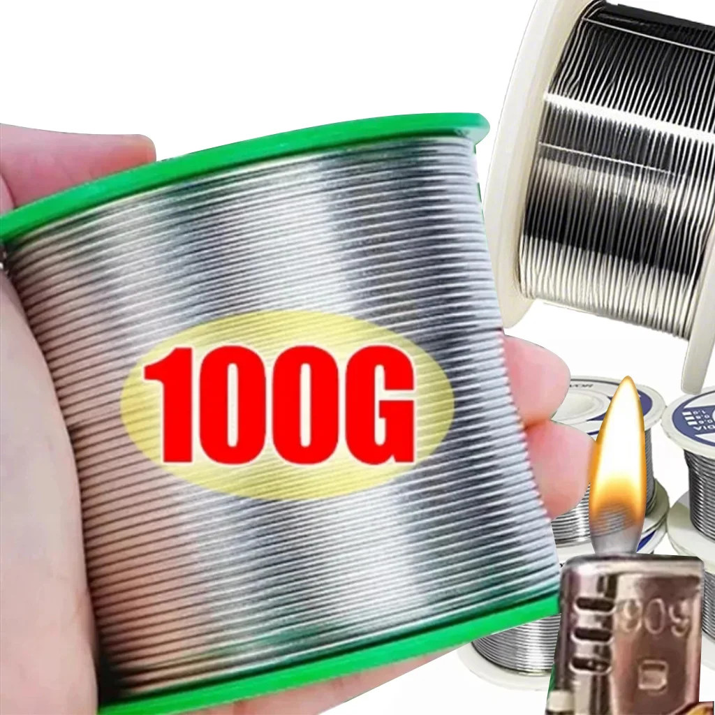Low Temp Solder Wire Rosin Core for Stainless Steel Aluminum Copper 0.8mm 1.0mm gallery