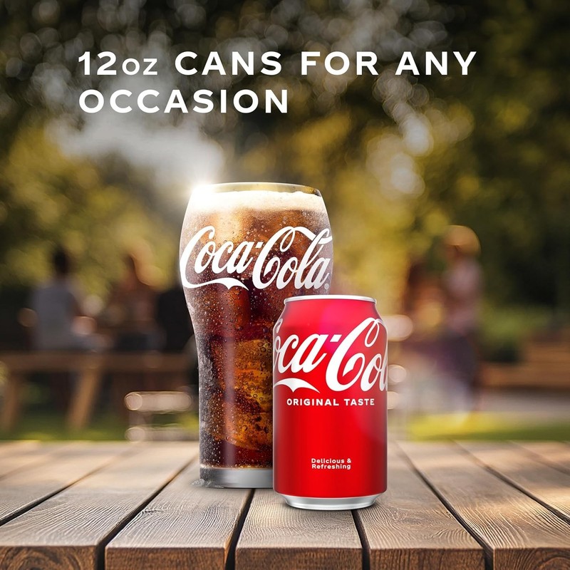 12 fl oz Classic Coca-Cola Cans - Timeless Taste in a Convenient Fridge Pack gallery