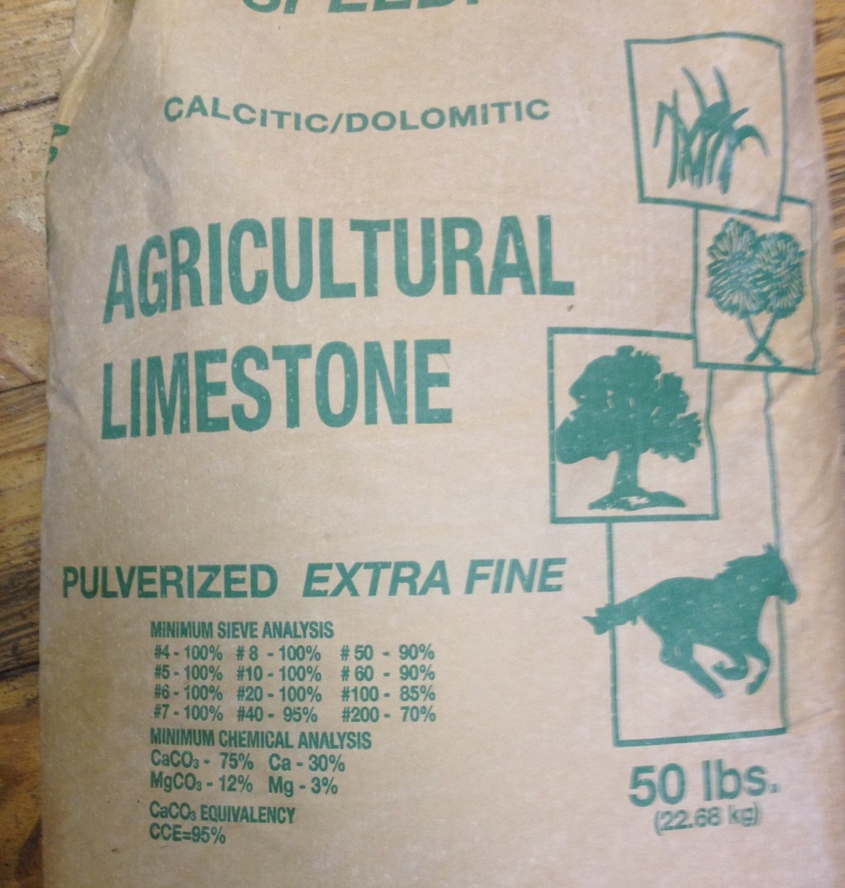 One LB Dolomitic/Calcitic Extra Fine Pulverized Yard/Garden & Worm Beds Lime gallery