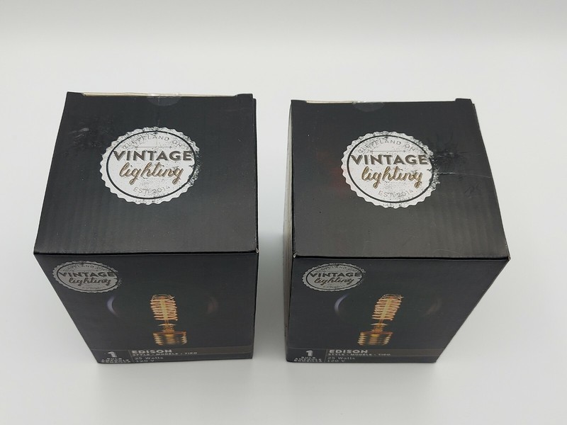 2 Count Vintage Lighting Edison Style 25W 120 V Light Bulb gallery