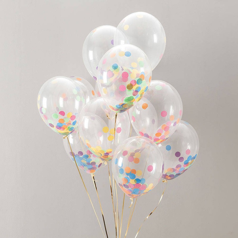DIY Clear Latex Balloons Confetti Bubble Ballon PVC Foil PROM Love Party Float gallery