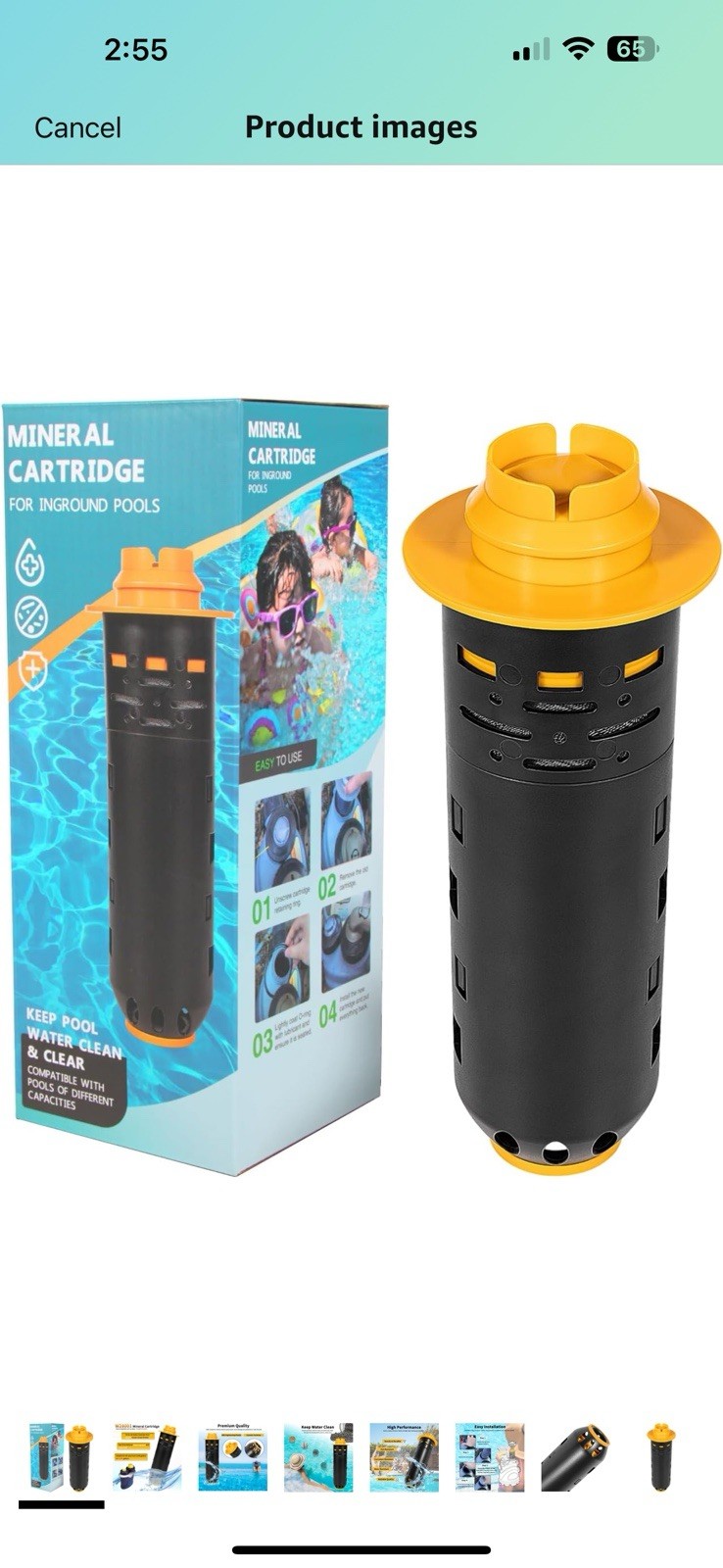 For Zodiac Nature2 Duoclear Fusion Mineral Cartridge W28000 W28001 35000 Gallons gallery