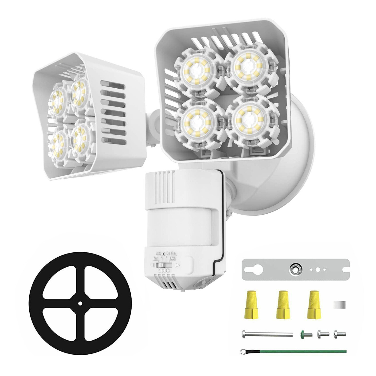 36W 3600lm LED Security Light Outdoor Motion Sensor Wall Floodlight Dusk to Dawn gallery