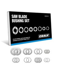 Saw Blade Bushing Set Arbor Adapter Kit Reduction Ring Combo 120mm 15/8 7/