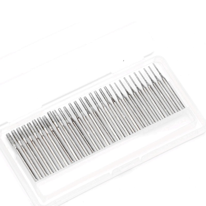 ILOVETOOL Diamond Drill Bits 1-3mm Stone Making Grinding Carving for Dremel Tool gallery